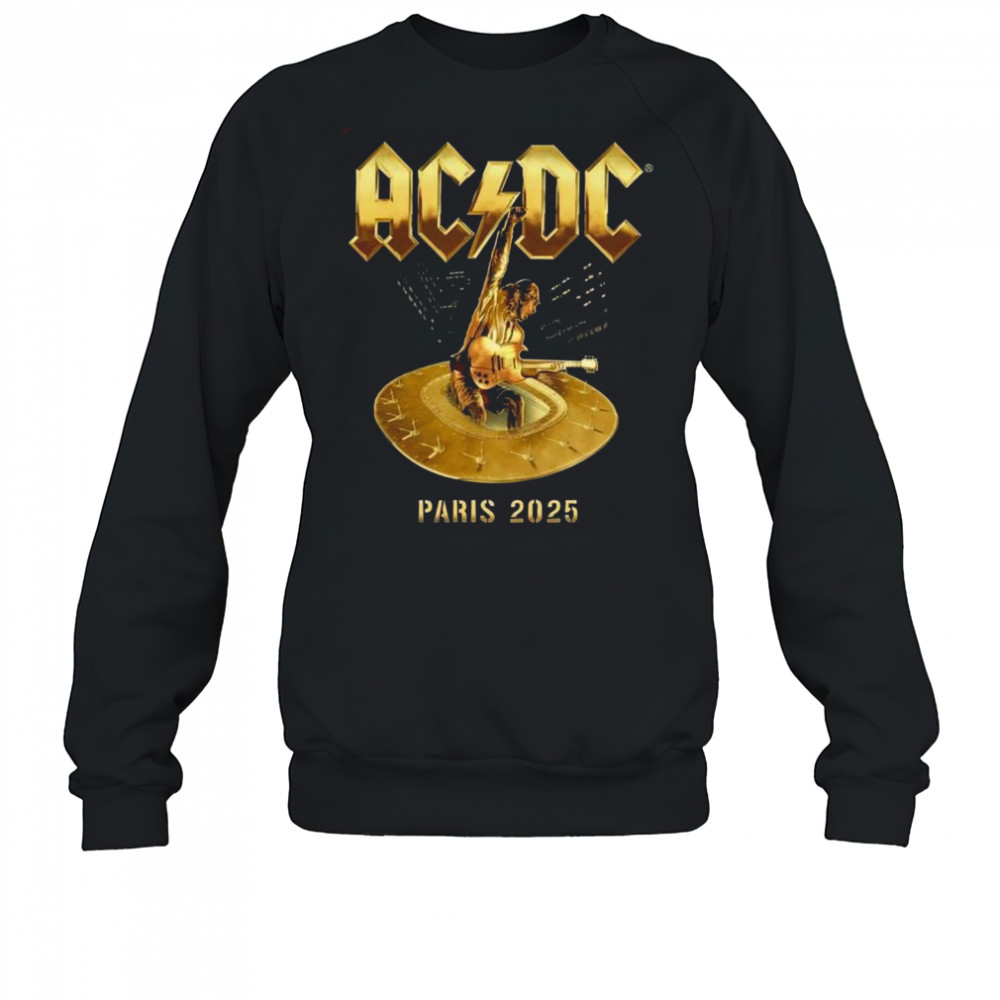 ACDC Paris PWR UP Event Tour 2025 Shirt Sweatshirt