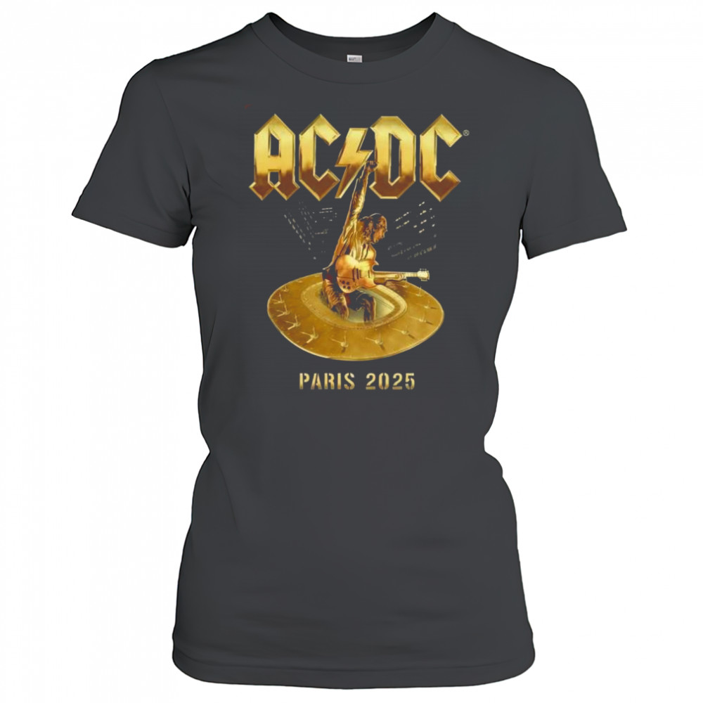 ACDC Paris PWR UP Event Tour 2025 Shirt Women's T-shirt