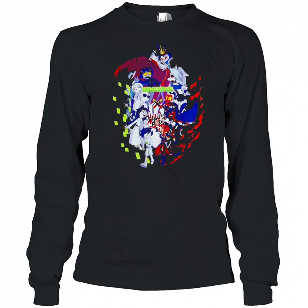 Helluva Boss x Homestuck Hazbin Hotel shirt Long Sleeved