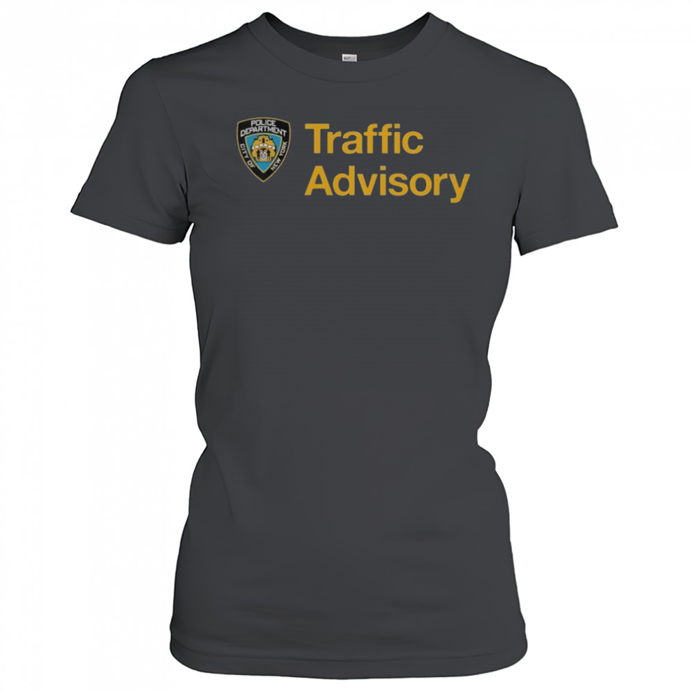 New York City Police Department Traffic Advisory T-Shirt Women's T-shirt