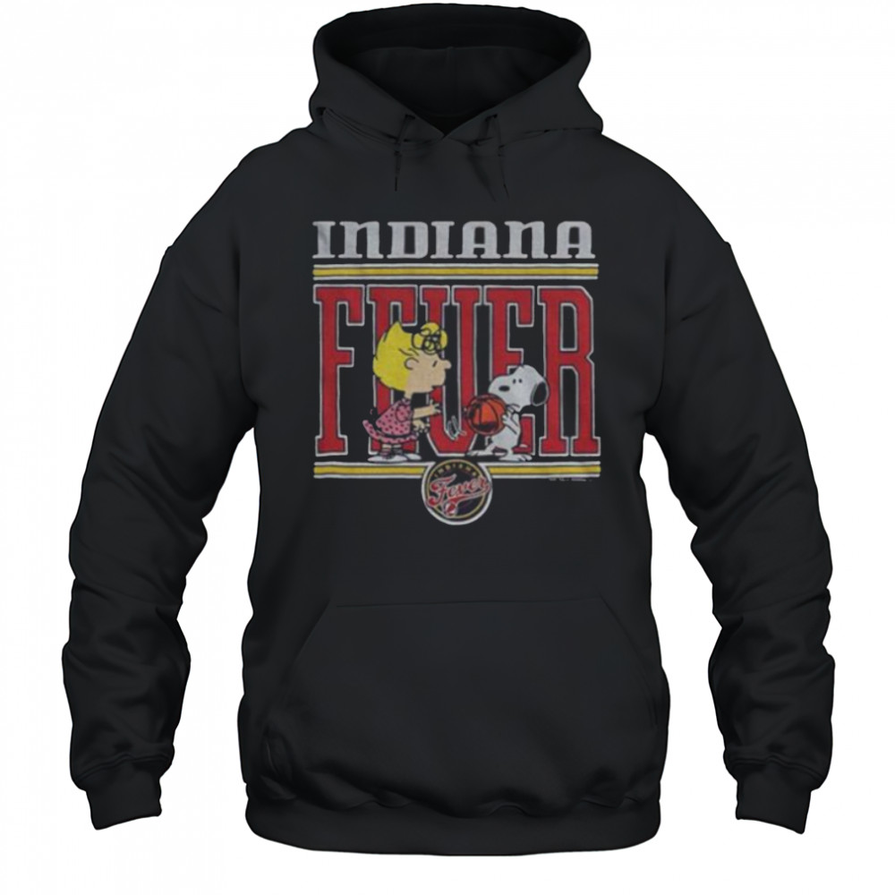 Peanuts Sally Snoopy Indiana Fever WNBA Basketball shirt Hoodie