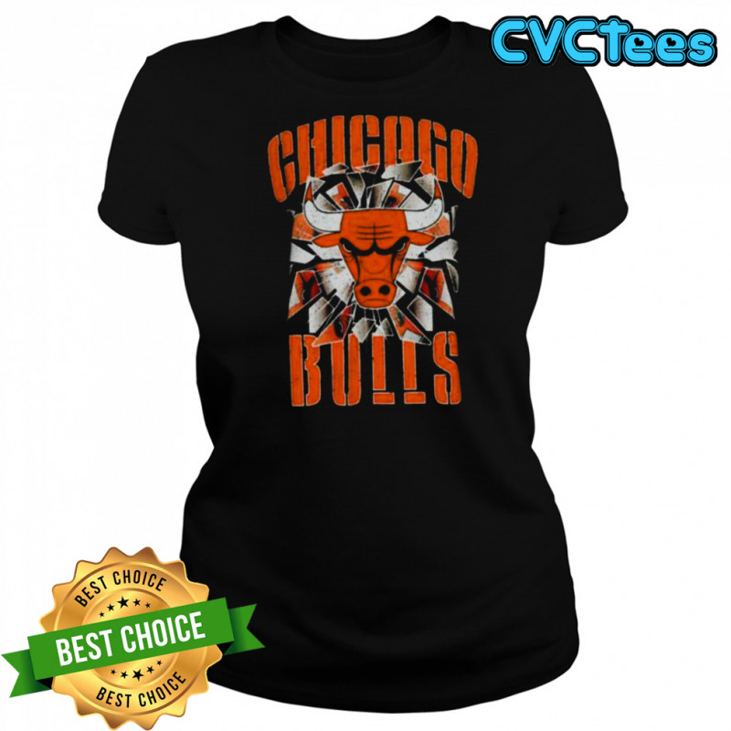 Pro Standard Bulls Shattered Backboard T Shirt Women's T-shirt