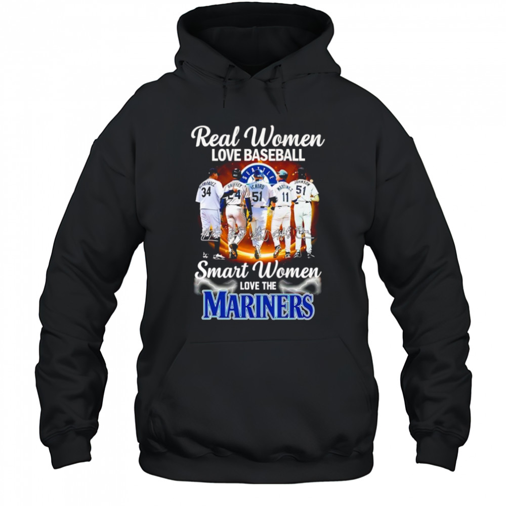 Real women love baseball smart women love the Marines shirt Hoodie