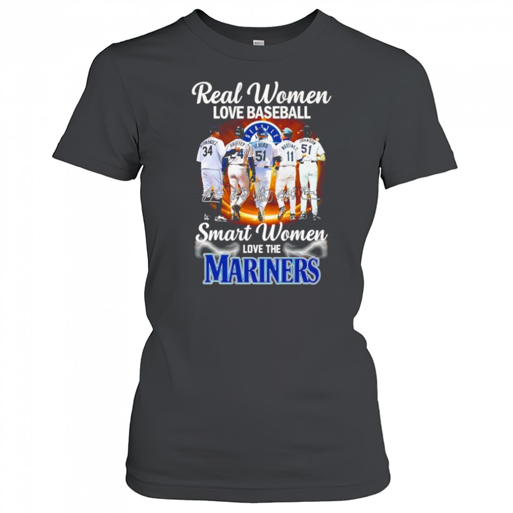 Real women love baseball smart women love the Marines shirt Women's T-shirt