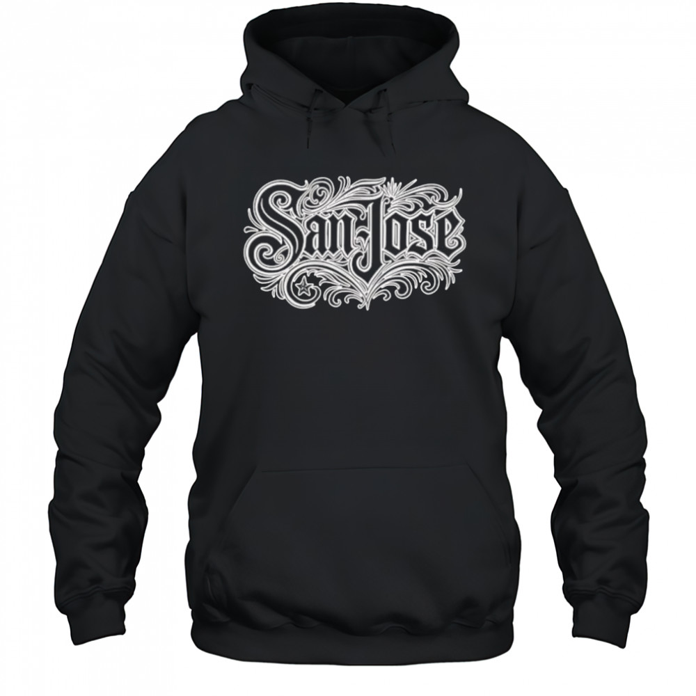 San Jose black art shirt Hoodie