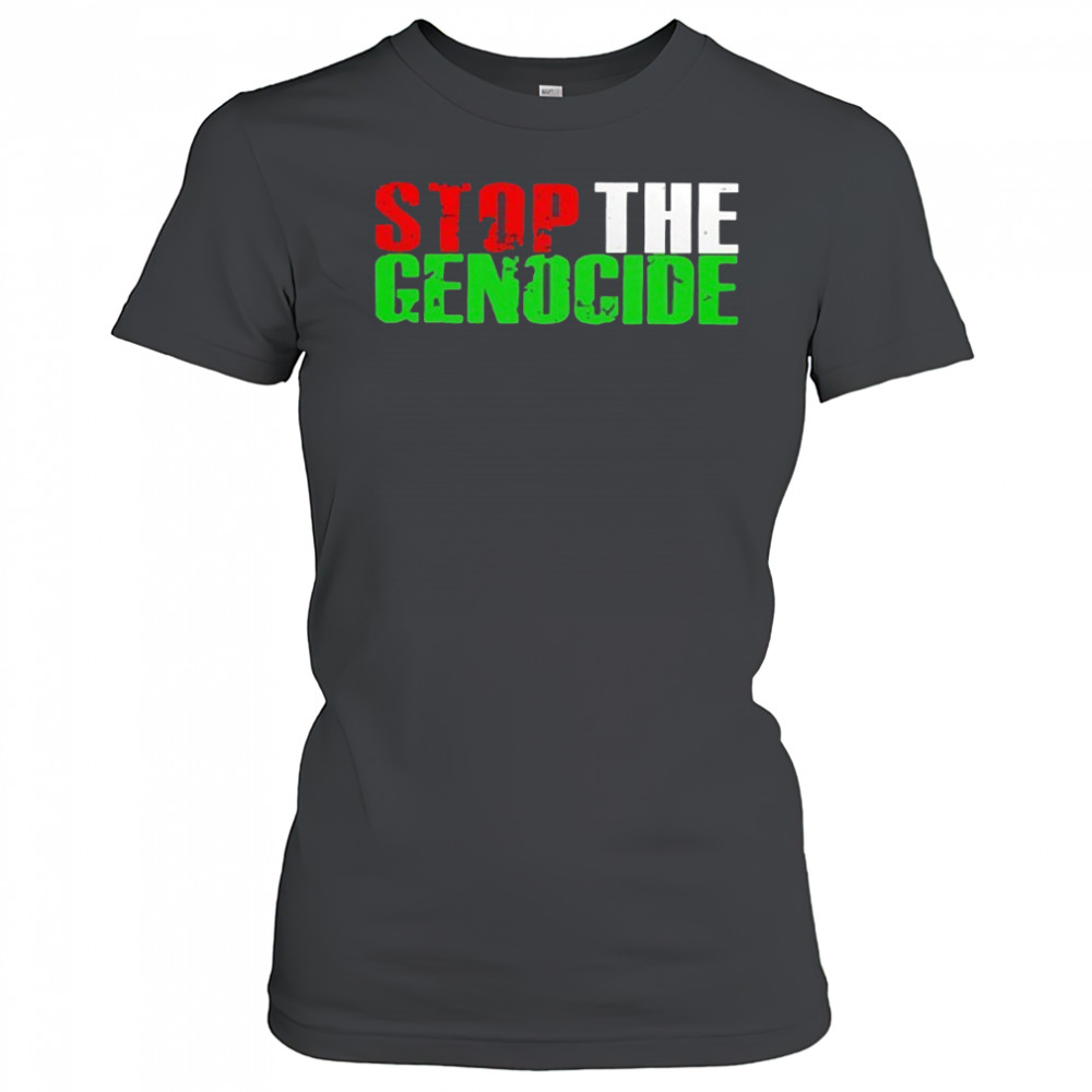 Stop the genocide shirt Women's T-shirt