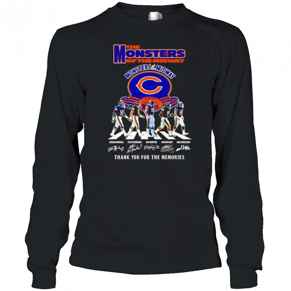 The Monster of the Midway Abbey Road thank you for the memories shirt Long Sleeved