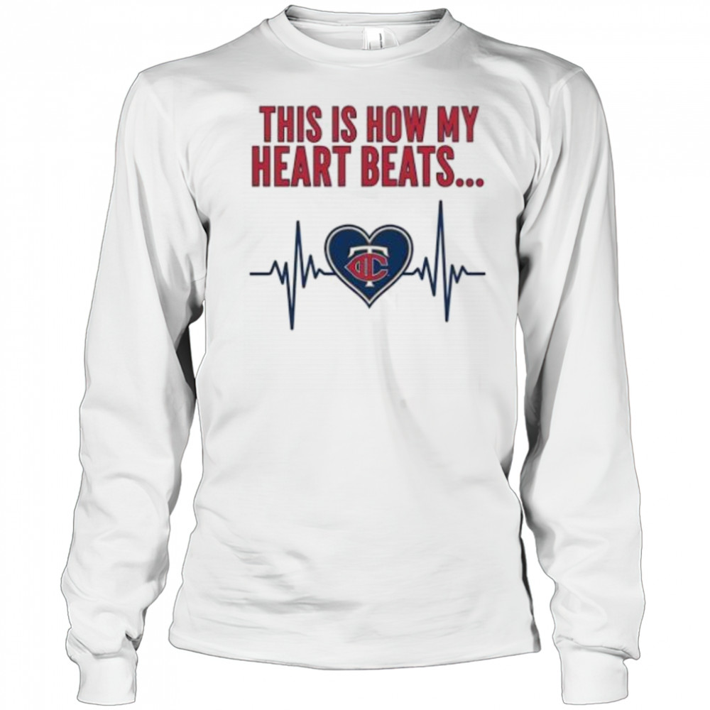 This is How My Heart Beats Minnesota Twins shirt Long Sleeved