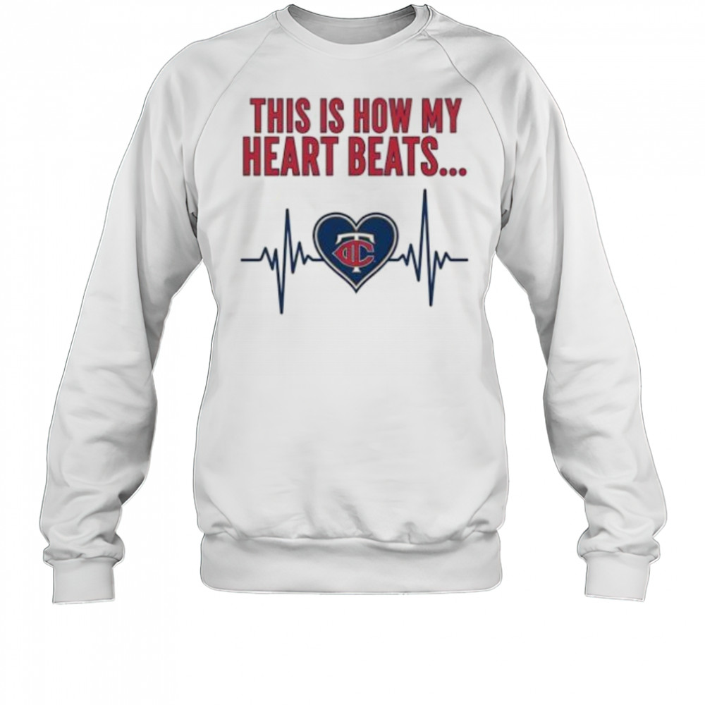 This is How My Heart Beats Minnesota Twins shirt Sweatshirt