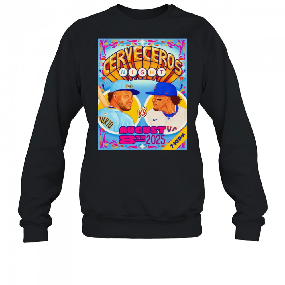 Cerveceros Night August 8th 2025 shirt Sweatshirt