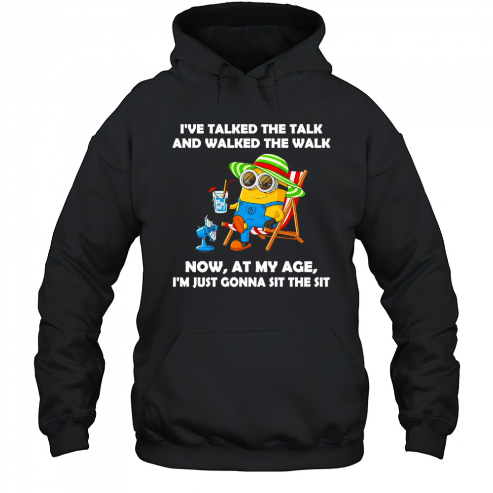 Minion I’ve talked the talk and walked the walk shirt Hoodie