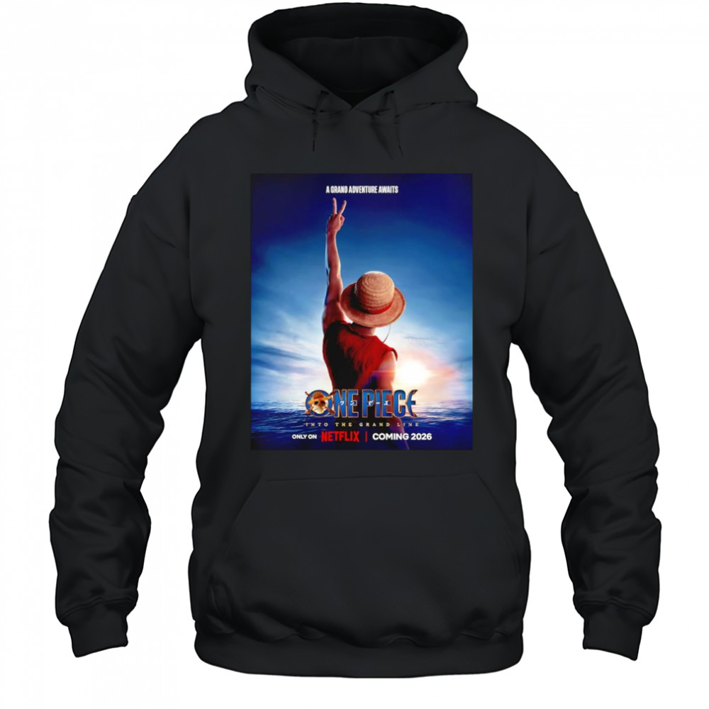 One Piece into the Grand Line poster shirt Hoodie