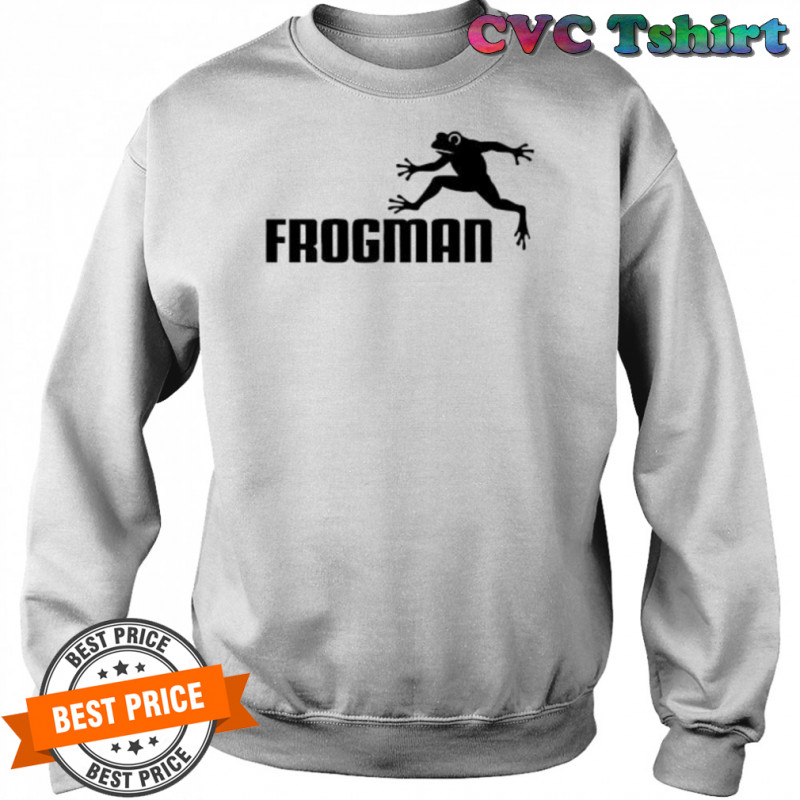 Leaping Frogman black white shirt Sweatshirt