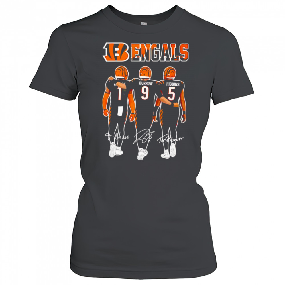 Bengals Ja’Marr Chase Burrow and Higgins shirt Women's T-shirt
