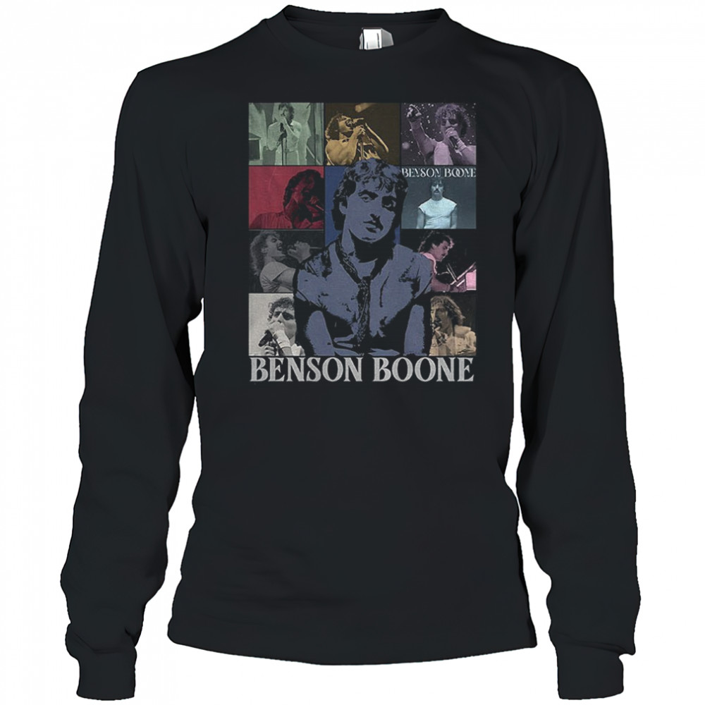 Benson Boone singer the Eras tour concert vintage shirt Long Sleeved