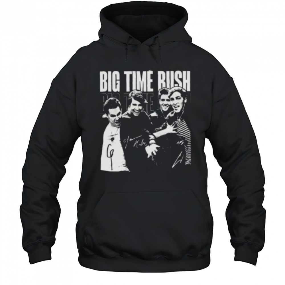 Big Time Rush Vintage With Signature Shirt Hoodie