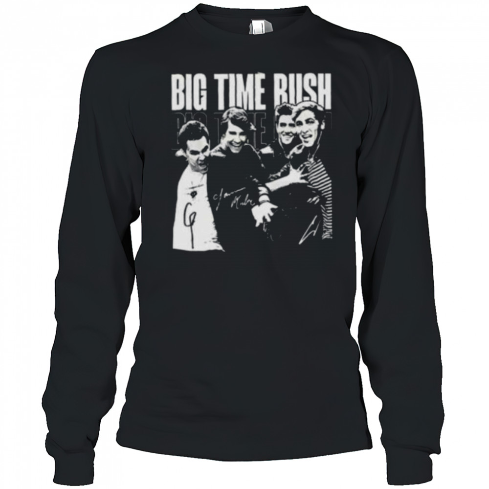 Big Time Rush Vintage With Signature Shirt Long Sleeved