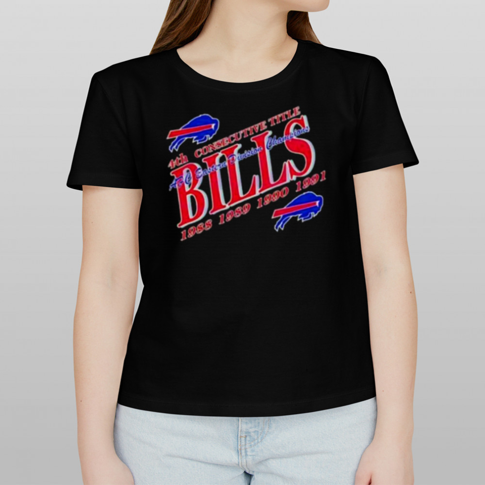 Buffalo Bills 4th Consecutive Title NFL Eastern Division Champions Shirt Women's T-shirt