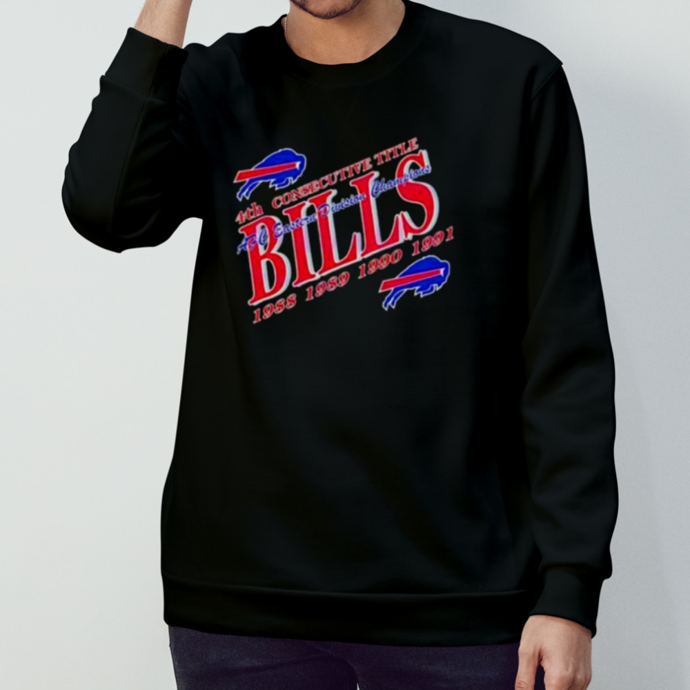 Buffalo Bills 4th Consecutive Title NFL Eastern Division Champions Shirt Sweatshirt