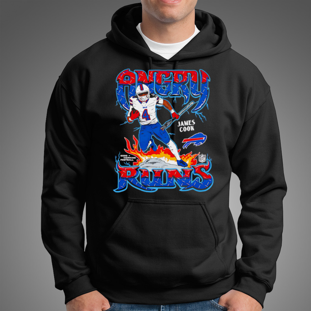 Buffalo Bills James Cook Homage Charcoal Angry Runs shirt Hoodie
