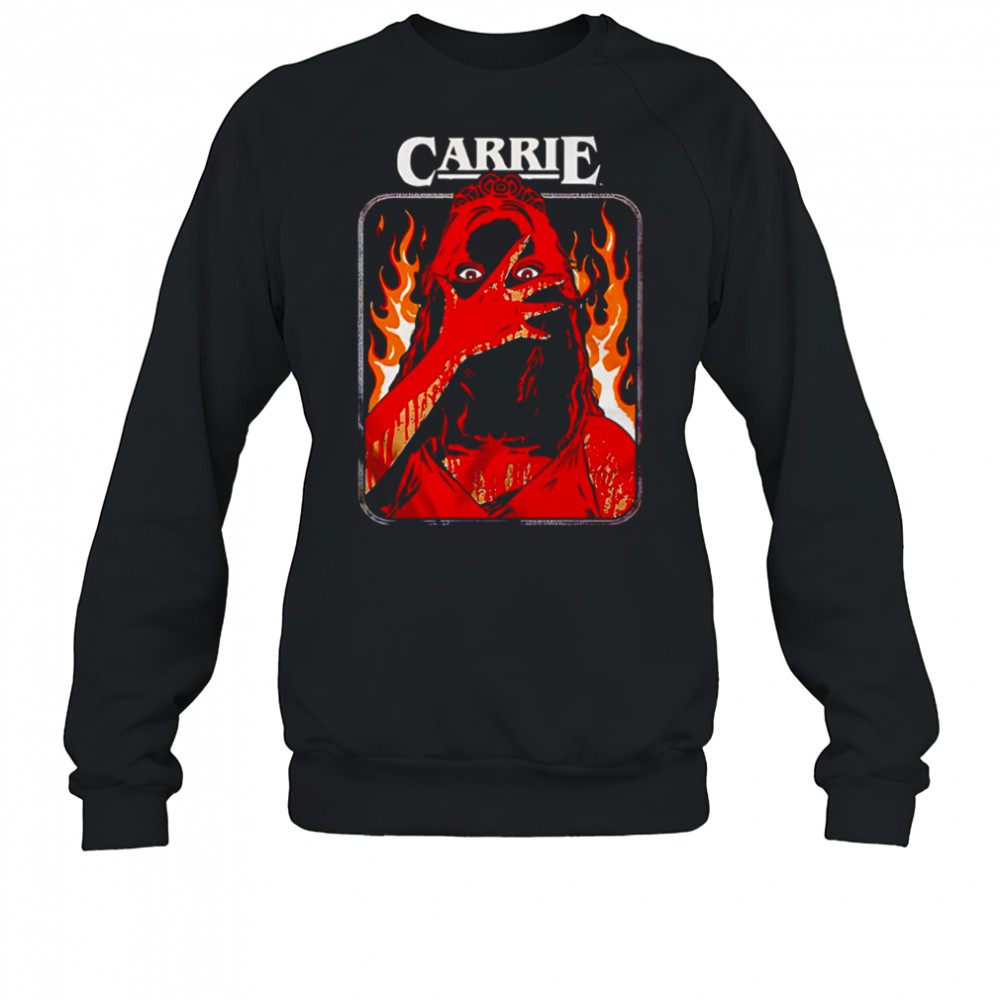 Carrie Horror Classic Movie Graphic Design shirt Sweatshirt