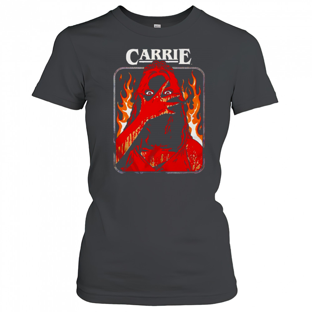 Carrie Horror Classic Movie Graphic Design shirt Women's T-shirt