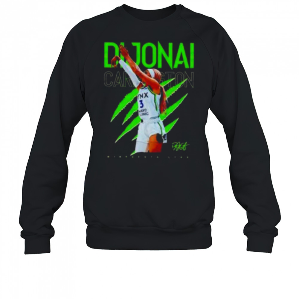 Dijonai Carrington jump shot Minnesota Lynx shirt Sweatshirt