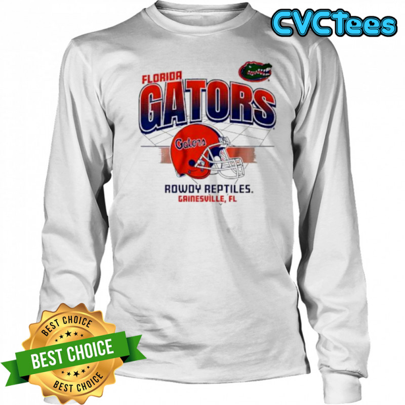 Florida Football Helmet Rowdy Reptiles shirt Long Sleeved
