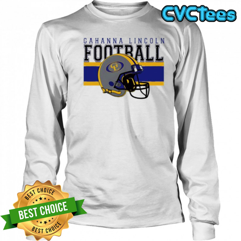 Gahanna Lincoln Football helmet shirt Long Sleeved