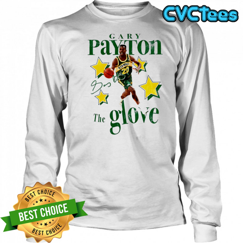Gary Payton the glove shirt Long Sleeved