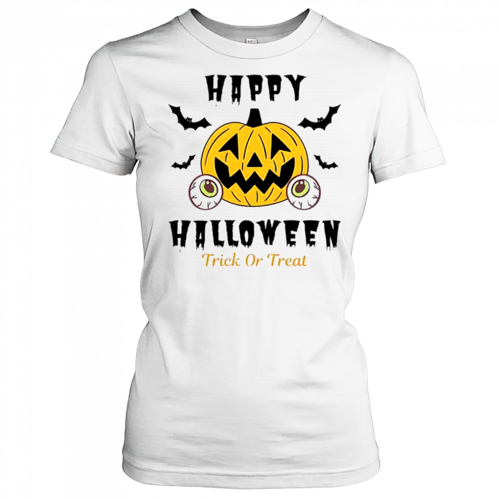 Halloween Trick Or Treat Pumpkin Eyes T-Shirt Women's T-shirt