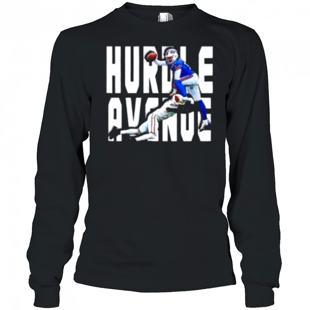 Josh Allen hurdle avenue Buffalo Bills shirt Long Sleeved