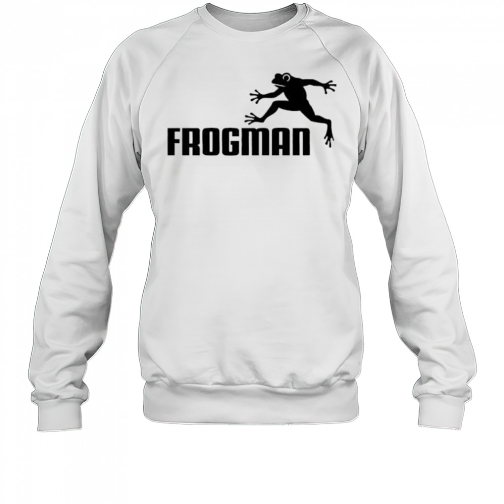 Leaping Frogman black white shirt Sweatshirt