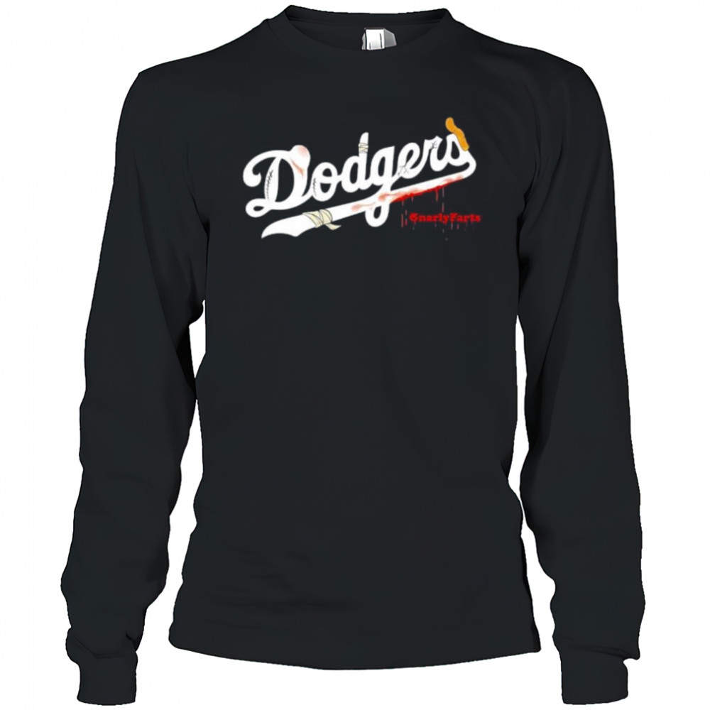 Los Angeles Dodgers Gnarly Farts shirt Long Sleeved