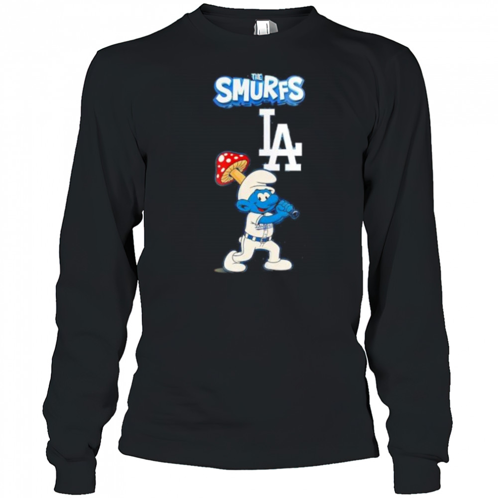 Los Angeles Dodgers The Smurfs 2025 shirt Long Sleeved