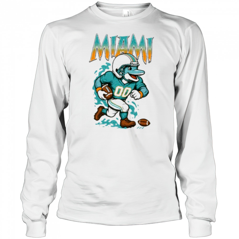 Miami Mascot Football Game Day Shirt Long Sleeved