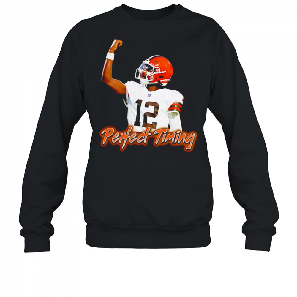 Perfect timing Shedeur Sanders graphic shirt Sweatshirt