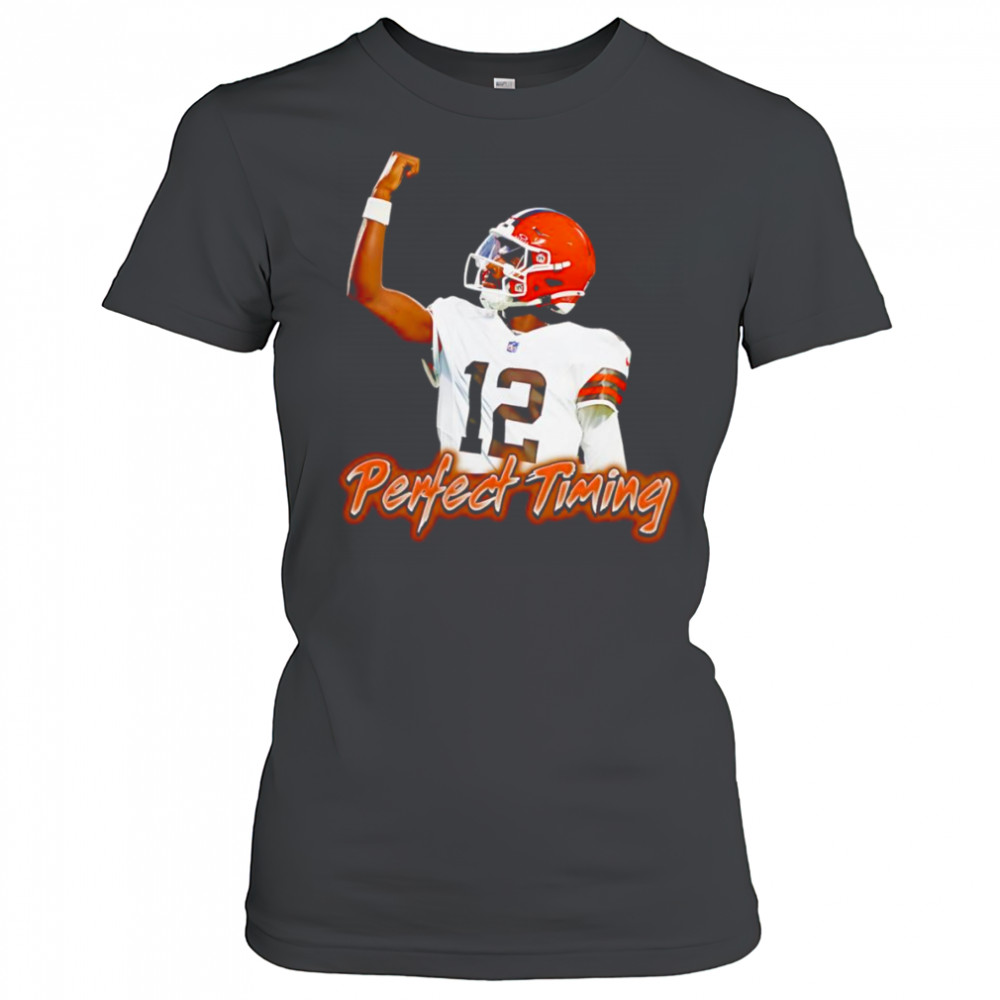 Perfect timing Shedeur Sanders graphic shirt Women's T-shirt