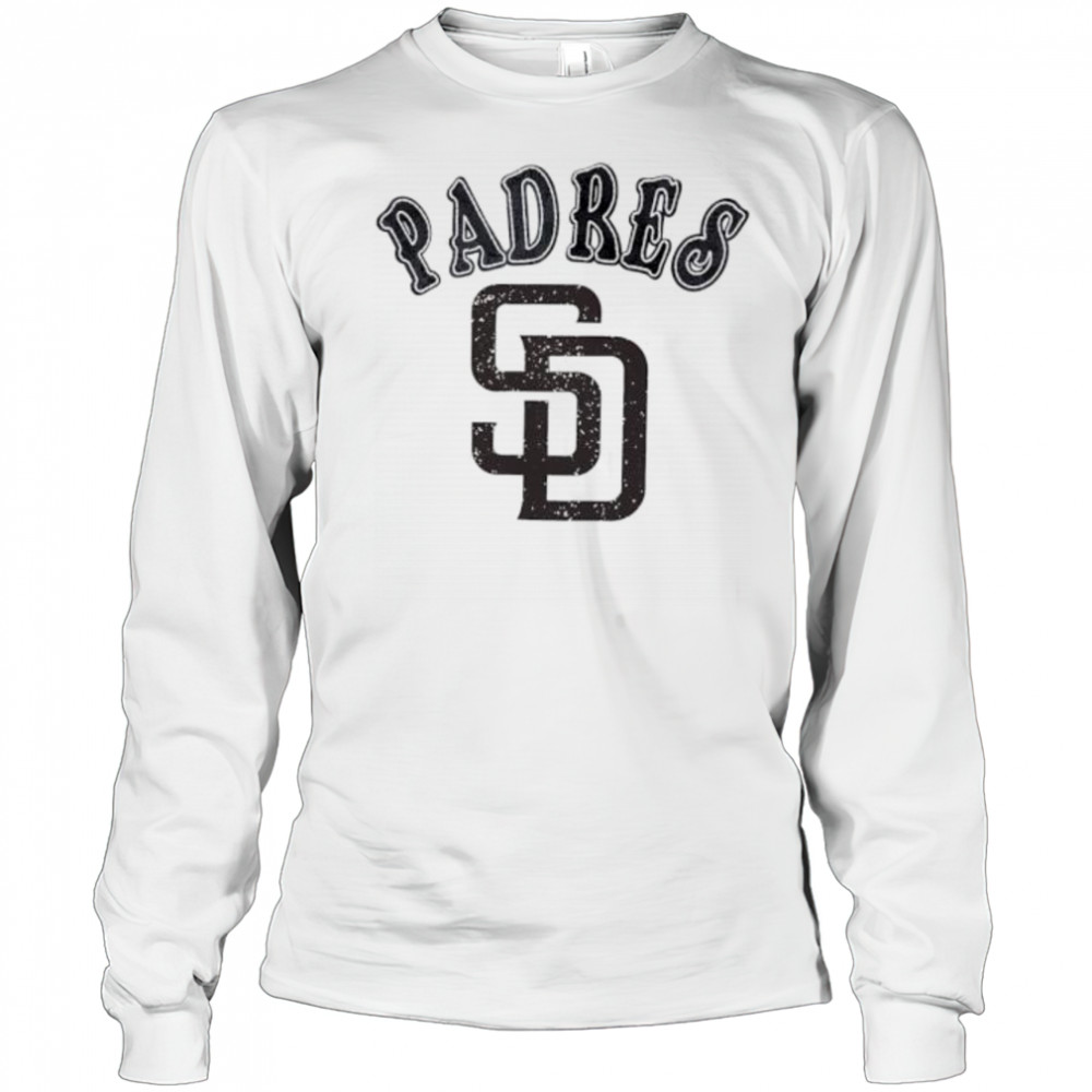 San Diego Padres Rebel Athletics Stacked Logo shirt Long Sleeved