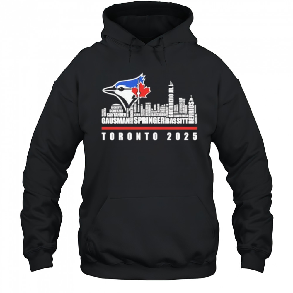 Skyline Toronto Blue Jays 2025 Celebration shirt Hoodie