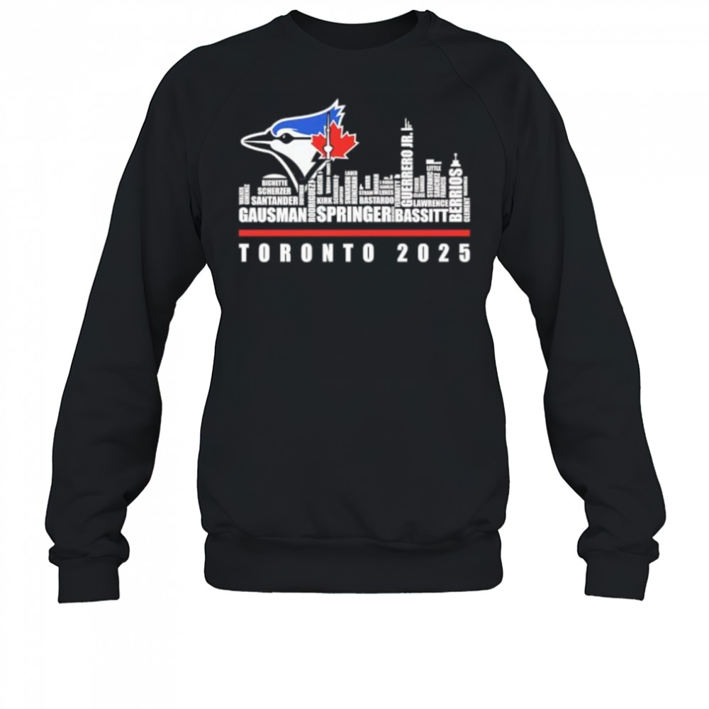 Skyline Toronto Blue Jays 2025 Celebration shirt Sweatshirt
