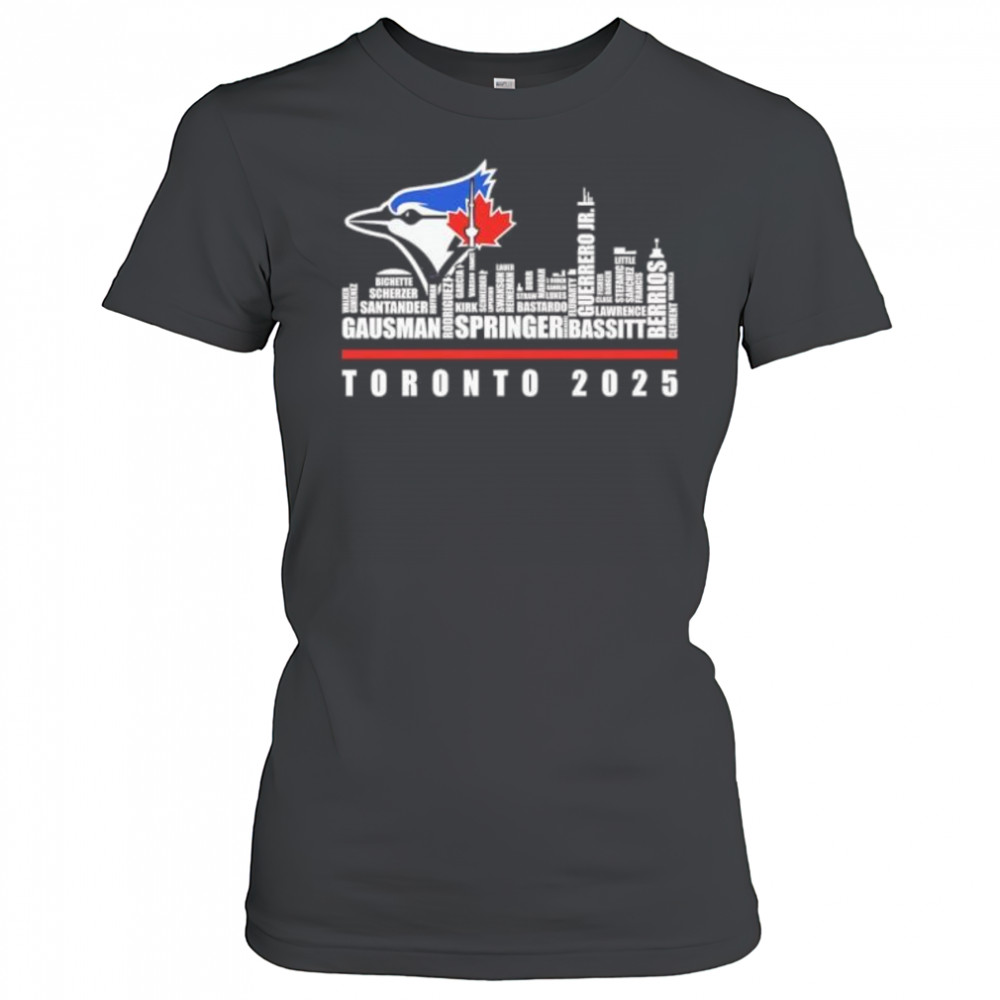 Skyline Toronto Blue Jays 2025 Celebration shirt Women's T-shirt