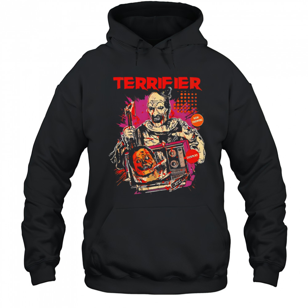 Terrifier Horror Classic Movie Graphic Design shirt Hoodie