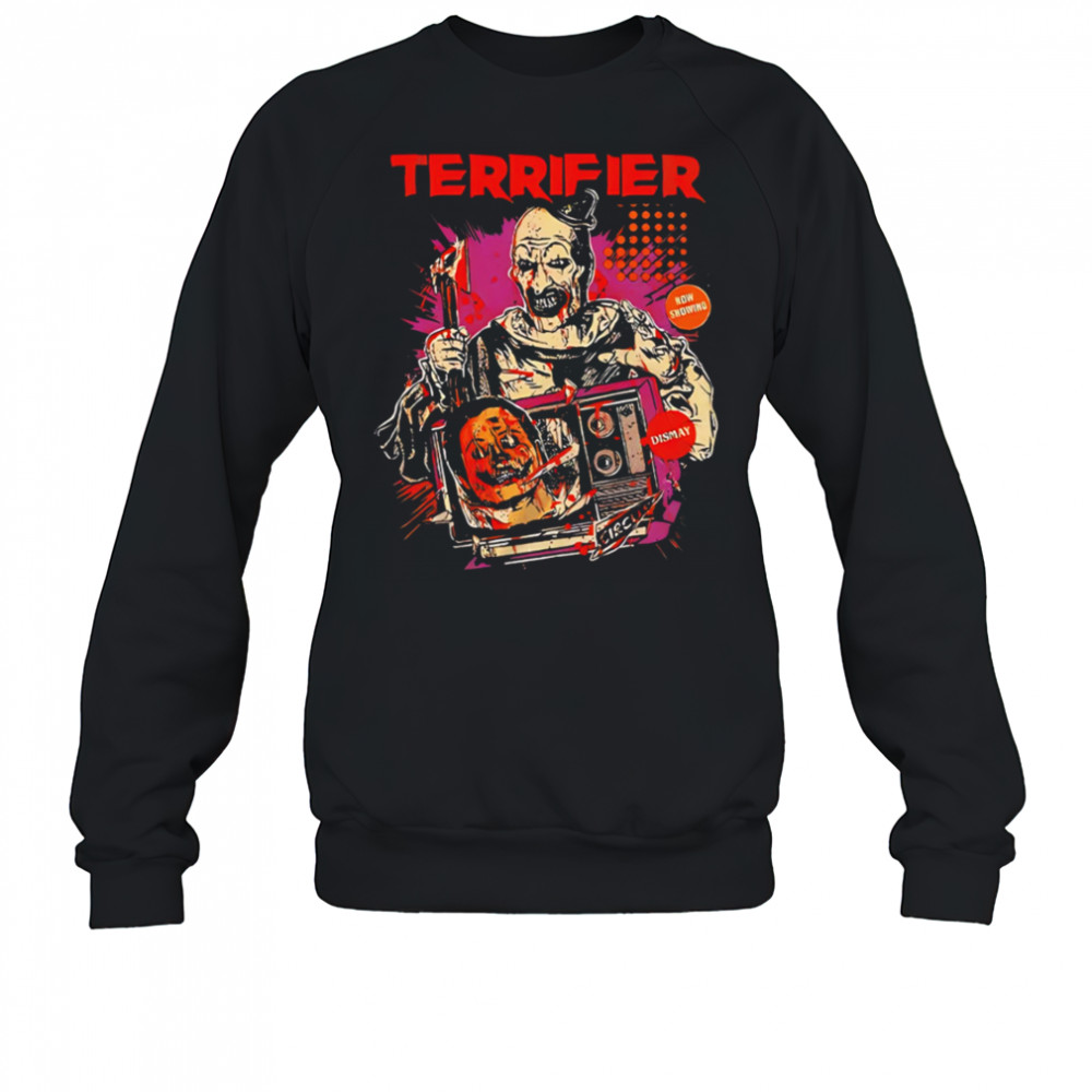 Terrifier Horror Classic Movie Graphic Design shirt Sweatshirt