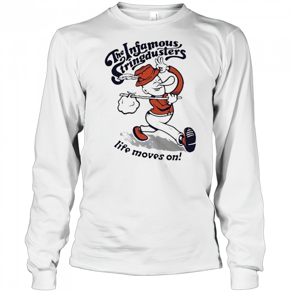 The Infamous Stringdusters Life Moves On funny cartoon shirt Long Sleeved