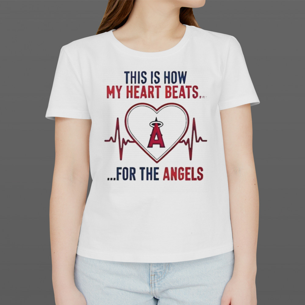 This Is How My Heart Beats Los Angeles Angels Shirt Women's T-shirt