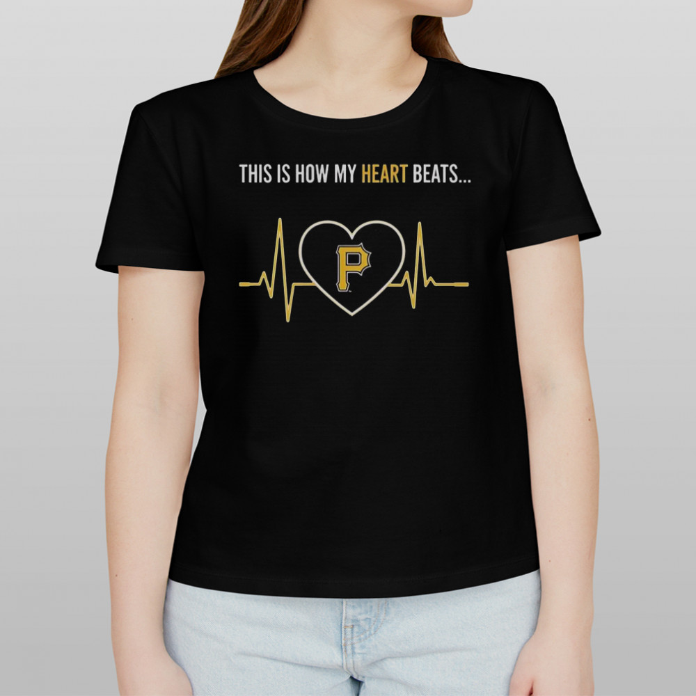 This Is How My Heart Beats Pittsburgh Pirates T-Shirt Women's T-shirt