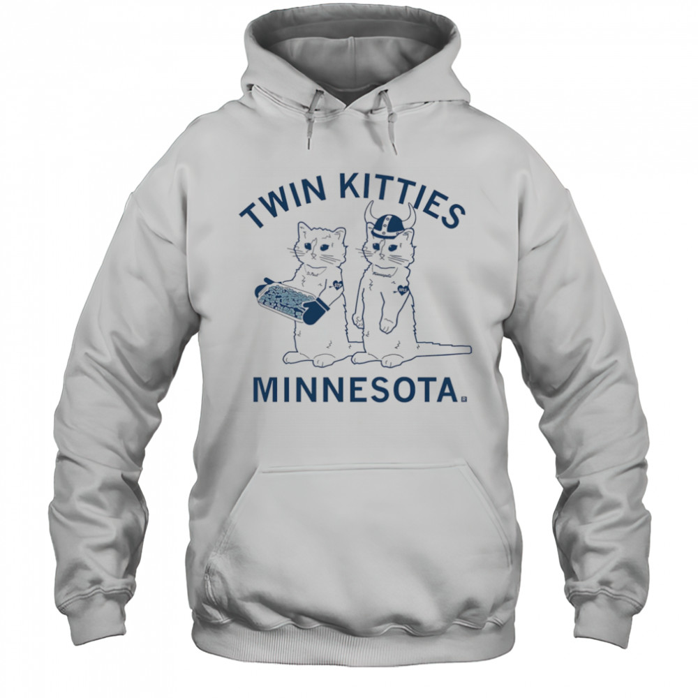Twin kitties Minnesota shirt Hoodie