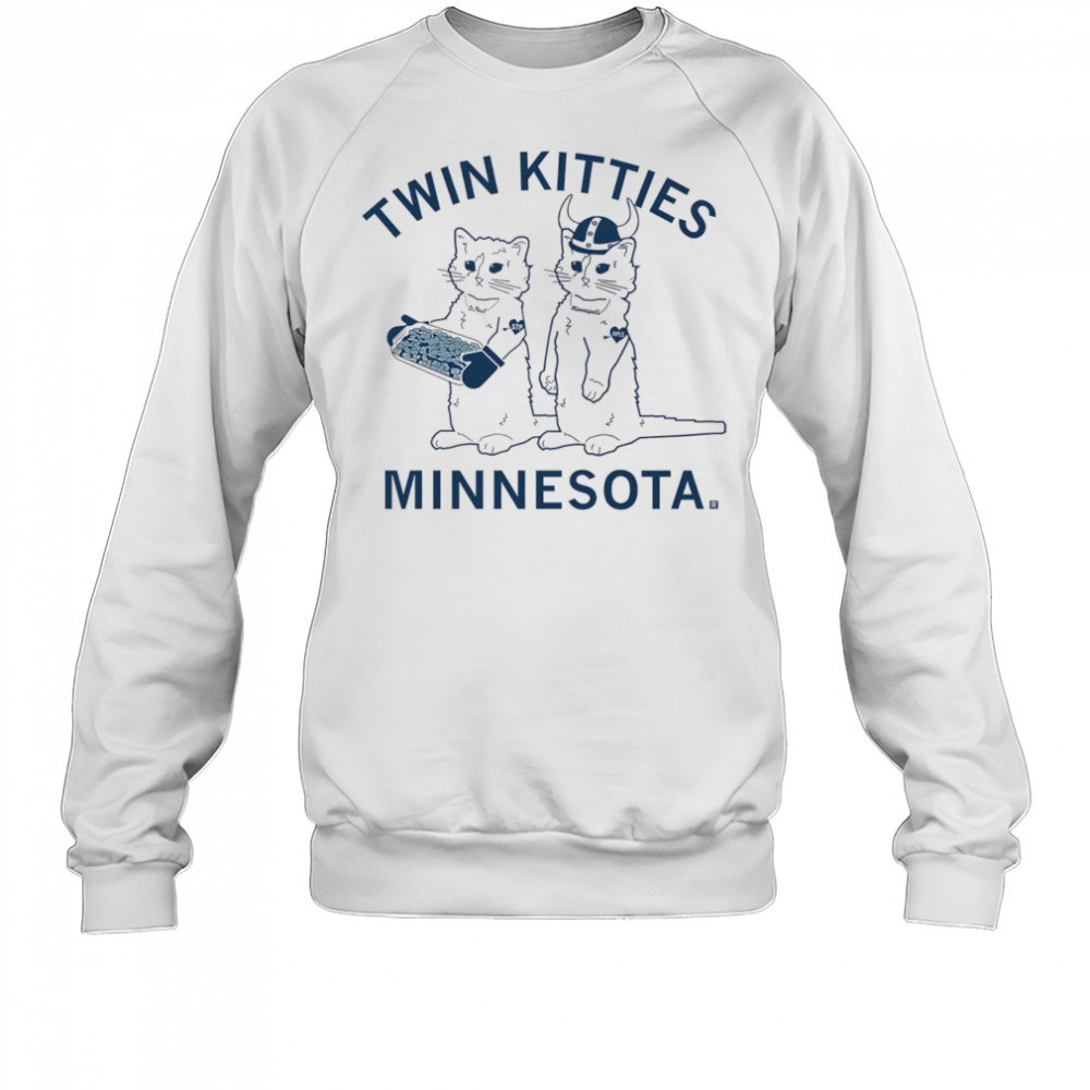 Twin kitties Minnesota shirt Sweatshirt