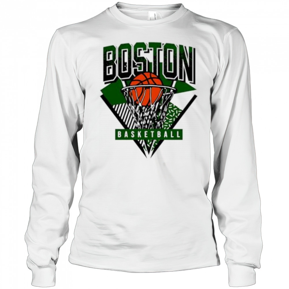 Boston Basketball 90s Throwback shirt Long Sleeved